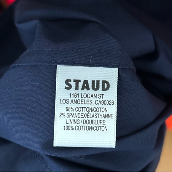 Staud Vanessa Dress in Navy NWT - Picture 7 of 7